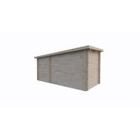 Domek drewniany - JEMIOŁUSZKA F 445x200 8,9 m2