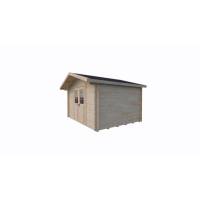Domek drewniany - PLISZKA 355x294 10,4 m2