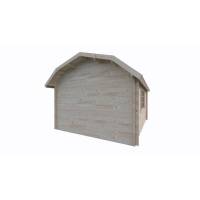 Dom drewniany - KOBUZ 370X445 16,5 m2
