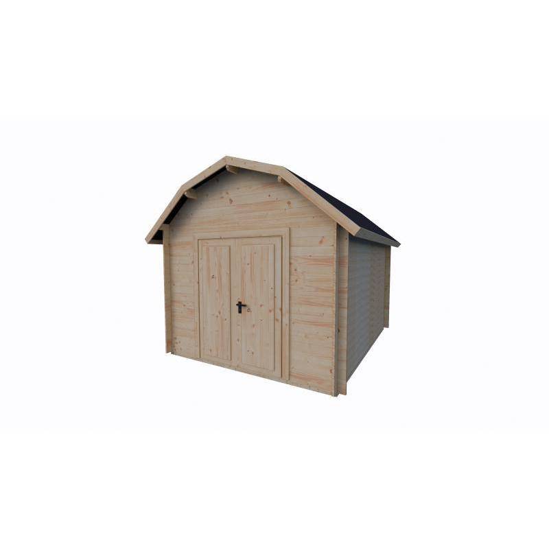 Domek drewniany - KOBCZYK 294x355 10,4 m2