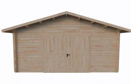 Garaż drewniany - MIROSŁAW 560x560 31,4 m2