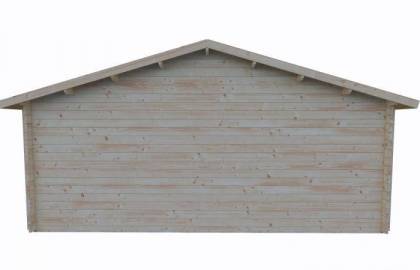 Garaż drewniany - ZBIGNIEW 595x550 32,7 m2