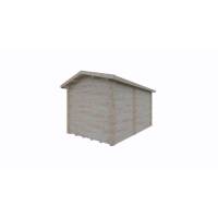 Domek drewniany - SŁAWEK A 410x260 10,7 m2