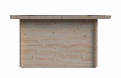 Domek drewniany - ANDRZEJ A 296x296 8,8 m2