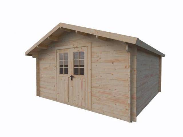 Dom drewniany - ANDRZEJ C 400x400 16 m2