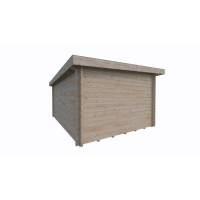 Domek drewniany - KAMIL B 470x350 16,4 m2