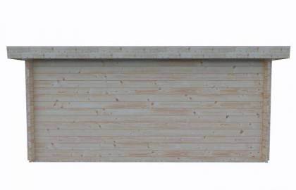Domek drewniany - KAMIL B 470x350 16,4 m2