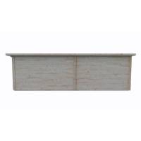 Domek drewniany - ROBERT F 660x320 21,1 m2 (10.2m2+wiata)