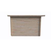 Domek drewniany - TOMASZ B 380x320 12,2 m2
