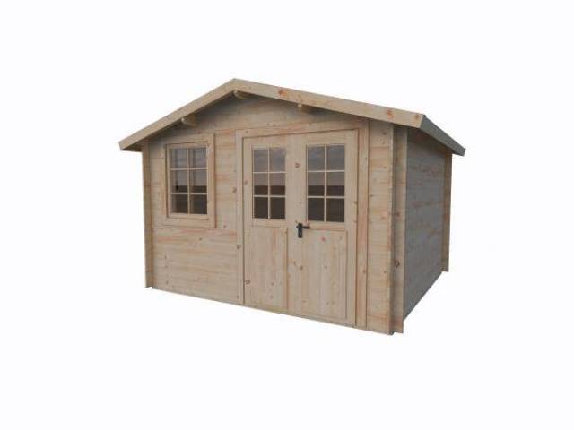 Domek drewniany - EKO 28 355x325 11,5 m2