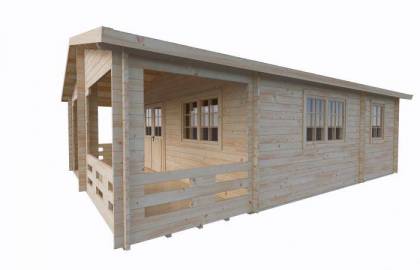 Dom drewniany - STOKROTKA 800x600 48 m2