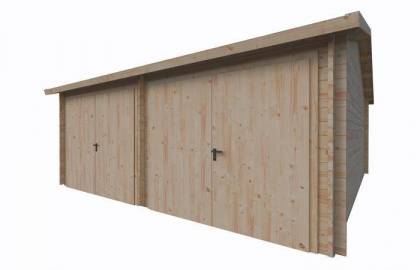 Garaż drewniany - WŁADYSŁAW 580x595 34,5 m2