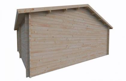 Garaż drewniany - WŁADYSŁAW 580x595 34,5 m2