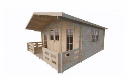 Dom drewniany - KACPER II 500x590 29,5 m2