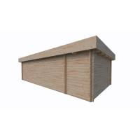 Garaż drewniany - MARCEL 420x890 37,4 m2