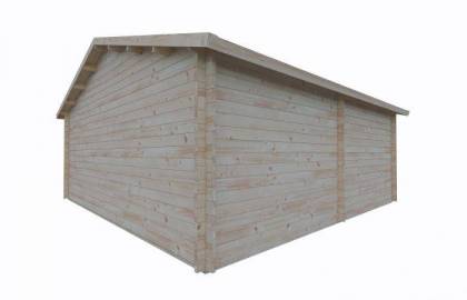 Garaż drewniany - KAROL 595x580 34,5 m2