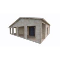 Dom drewniany - IGNACY 1004,5x800 80,4 m2