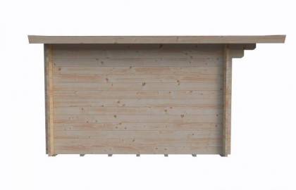 Domek drewniany - FRYDERYK B 380x320 12,2 m2