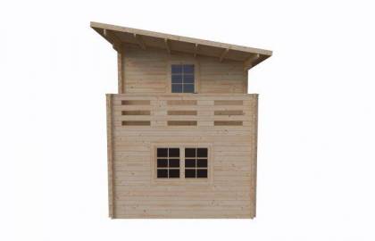 Dom drewniany - SEBASTIAN 500x400 40 m2