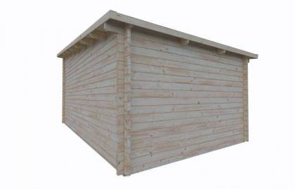 Garaż drewniany - MARIUSZ II 380x640 24,3 m2