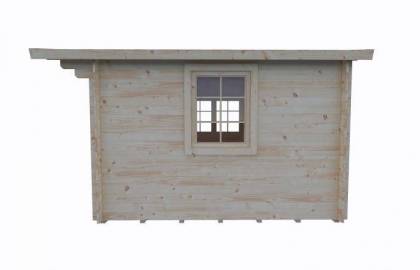 Domek drewniany - GABRYSIA 370x330 12,2 m2