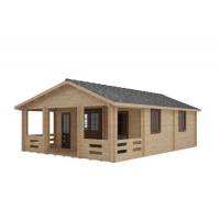 Dom drewniany - CHABER III 600x800 45,2 m2 (33,6 m2+taras)