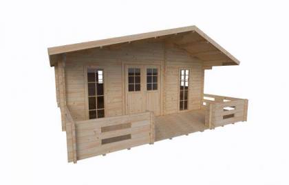 Dom drewniany - MAK 600x800 48 m2
