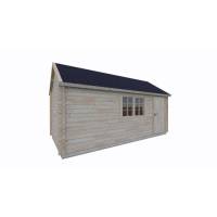 Dom drewniany – IWO 600x300 18 m2