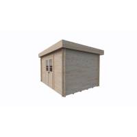 Dom drewniany – KANIA 390x300 11,7 m2