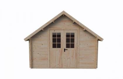 Dom drewniany – CZAJKA 350x300 10,5 m2