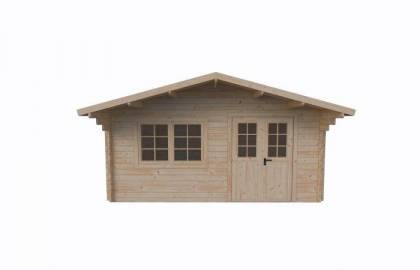 Dom drewniany- MARCIN D 500x500 25 m2