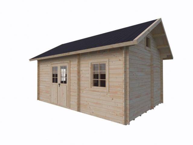 Dom drewniany– SAN 598x410 33,1 m2