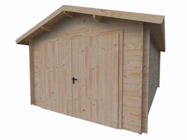 Garaż drewniany - IRENEUSZ 350X530 18,6 m2