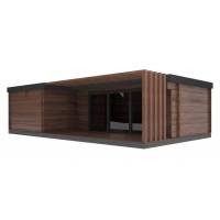 Dom drewniany - KOSTKA II 600x1040 62,4 m2