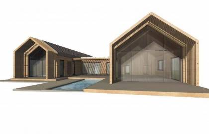 Dom drewniany - REZYDENCJA 3640x1980 365 m2
