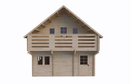 Dom drewniany - DARIA 1050x595 125 m2