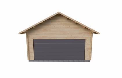 Garaż drewniany - KSAWERY 630x880 55,4 m2