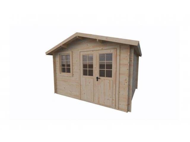 Domek drewniany - TOMASZ B 380x320 12,2 m2