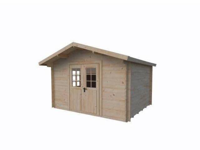 Domek drewniany - PLISZKA 355x294 10,4 m2