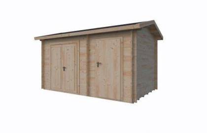 Domek drewniany - SŁAWEK A 410x260 10,7 m2