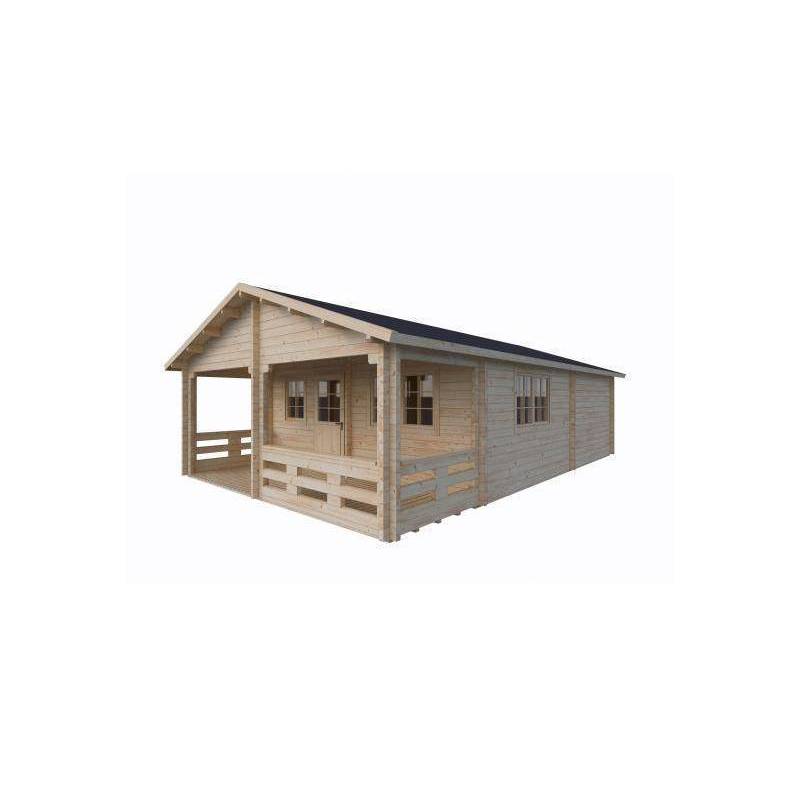 Dom drewniany – USZATKA C 595x941 56 m2