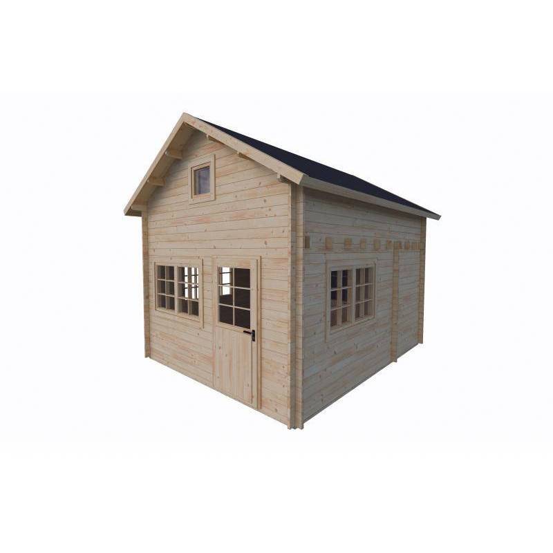 Dom drewniany - FILIP I 400x500 40 m2