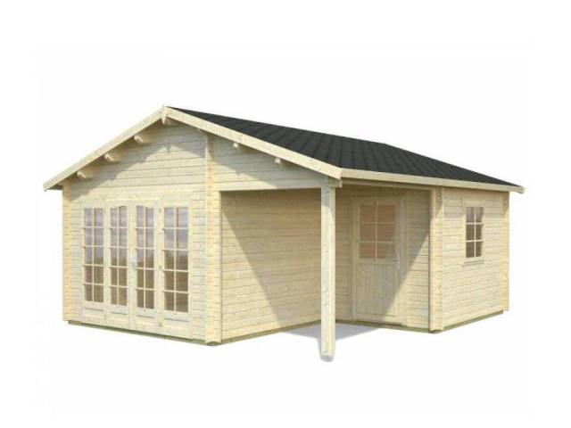 Dom drewniany - KUBA C 530x570 30,2 m2