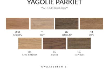 KOOPMANS YAGOLIE PARKIET - Olej twardy do drewnianych podłóg wewnętrznych