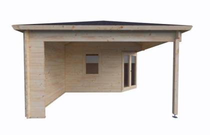 Domek Drewniany - Sierpówka 676 x 400 27 m2