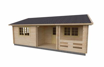 Dom drewniany - BIEGUS C 595x780 46,4 m2