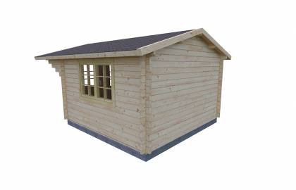 Dom drewniany - NURZYK 380x380 14,4 m2