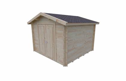 Domek drewniany - JANUSZ 296x296 8,8 m2