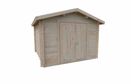 Domek drewniany - JANUSZ 296x296 8,8 m2