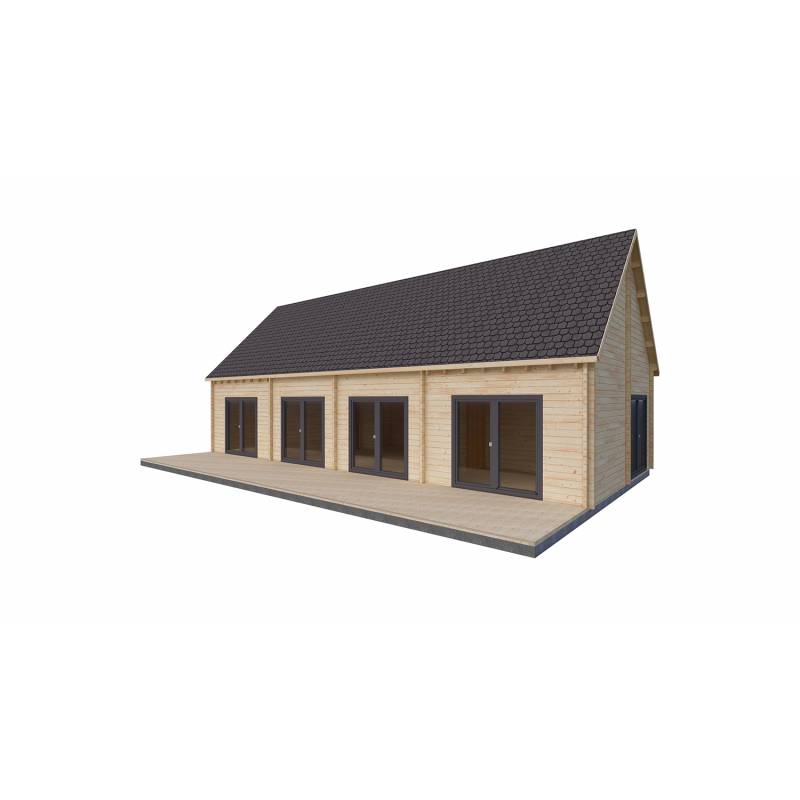 Dom drewniany - BORNEO II 1360x855 163,5 m2